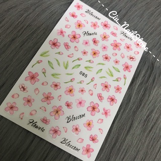 Sticker &amp; Decal dán móng tay hình hoa eb