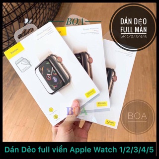 Dán Film Dẻo Full Màn Apple Watch Chính Hãng Baseus