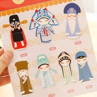 Kẹp sách - bookmark 7 nhân vật cổ bookmark in hình đẹp đánh dấu trang bookmark cổ trang