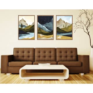 [Kèm Khung] Postcard, Tranh in decor A4,treo tường trang trí nhà, phòng khách, phòng ngủ chủ đề phong cảnh PC002