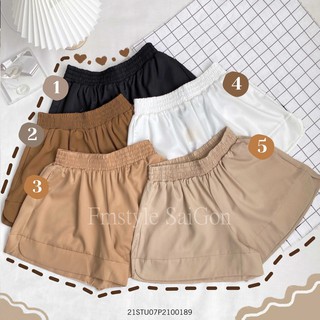 Quần short ống rộng gập gấu xẻ ullzang thời trang Fmstle Saigon 21STU07P21001