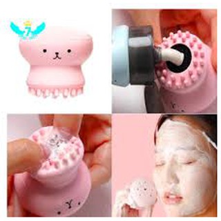Cọ Rửa Mặt Bạch Tuộc (Có Hộp)