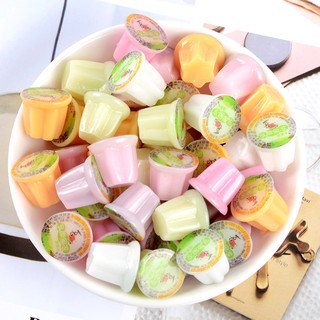 Mô hình thạch rau cau trái tim phụ kiện trang trí nhà búp bê charm slime