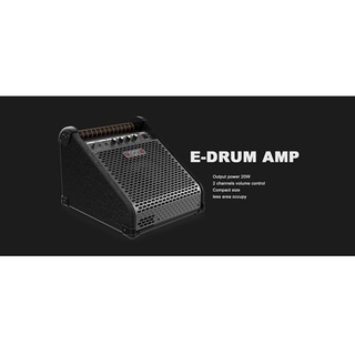 Amply Trống Điện Tử AROMA ADX-40 - Công Suất 40W Tặng Kèm Dây Line 3M