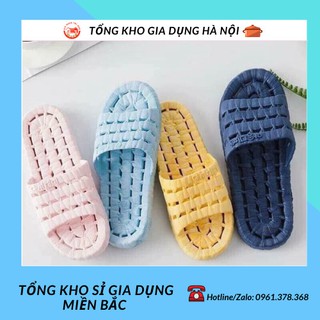 Dép lê nam nữ xốp lỗ đi trong nhà tắm văn phòng siêu bền, siêu nhẹ (nhẹ hơn dép nhựa), siêu rẻ, chống trơn trượt 1899