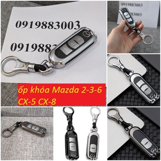 (Ảnh thật) Ốp chìa khóa mazda 2, mazda 3, mazda 6, mazda cx5, mazda cx8