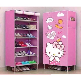 Tủ vải đựng giày 6 tầng 3D cao cấp