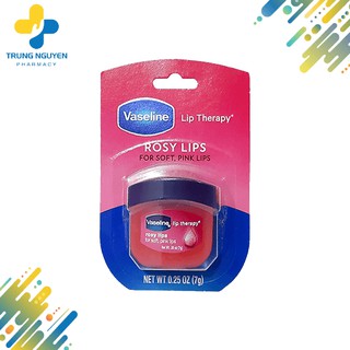 Sáp dưỡng môi hương hoa hồng Vaseline Lip (Hộp 7g)