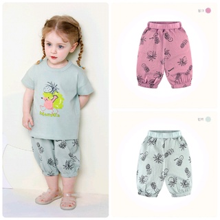 Quần cotton xốp bé trai bé gái họa tiết dứa MM. HA2989