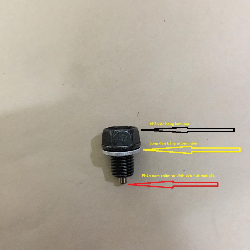 Ốc xả dầu nam châm