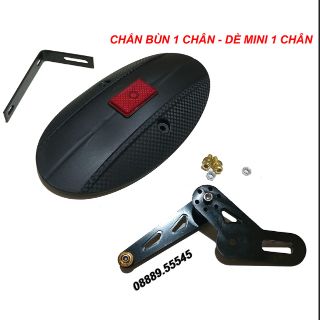 DÈ CHẮN BÙN MINI 1 CHÂN KÈM PAT NHÔM MÀU - M4