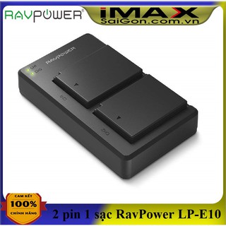 2 PIN VÀ 1 SẠC RAVPOWER thay thế CANON LP-E10
