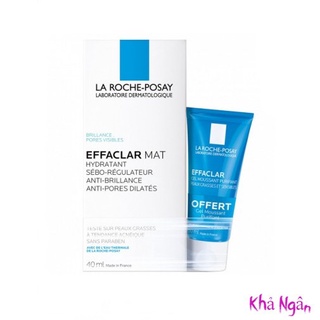 Sét Kem Dưỡng + Sữa Rửa Mặt La Roche-Posay