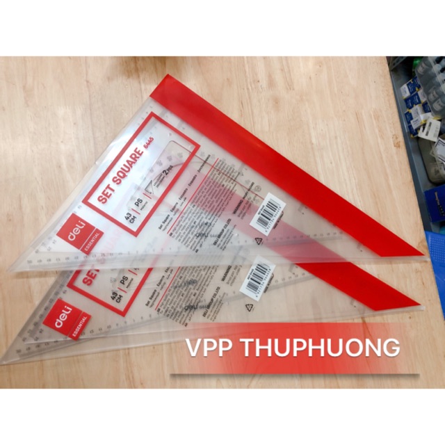 Bộ eke Deli 43cm (6445)