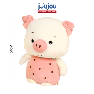 [Mã BMBAU50 giảm 7% đơn 99K] Gấu bông heo hồng size 50cm cao cấp JouJou mềm mịn dễ thương cho bé