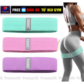 Dây kháng lực miniband vải tập gym chân mông tay đùi cao su