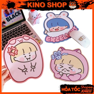 Miếng lót chuột, bàn di chuột, mouse pad hoạt hình gấu nhỏ cute dễ thương