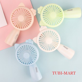 [HOT] QUẠT MINI CẦM TAY, QUẠT CẦM TAY SẠC USB PIN DUNG LƯỢNG CAO - CÓ TAI