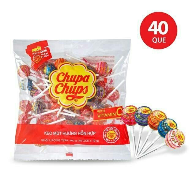 Kẹo que chupa chups 60 que