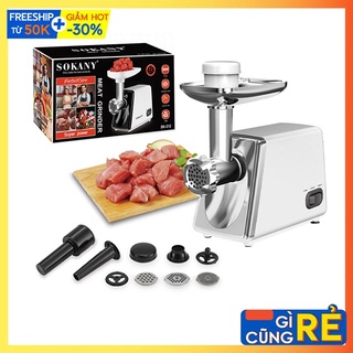[Mã ELHADEV giảm 4% đơn 300K] Máy xay thịt cá, máy đùn thịt làm xúc xích chính hãng Sokany