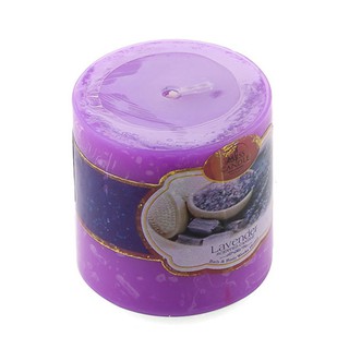 Nến thơm trụ tròn D5H5 Miss Candle MIC4565 5 x 5 cm (Tím, hương oải hương)