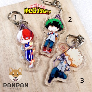 Móc Khoá Anime Mica Acrylic My Hero Academia Bị Gắp (6cm)