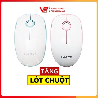 Chuột không dây Rimax Lapop A8 / A9 Tặng Lót bảo hành 2 năm có công tắc on/off dùng cho PC Laptop Android TV Box