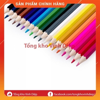 Lọ bút chì màu 12 - 18 màu, hộp bút chì màu 12 18 cây, nắp kèm chuốt gọt bút