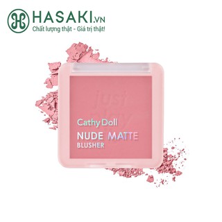 Phấn Má Hồng Cathy Doll Nude Matte Blusher 6g