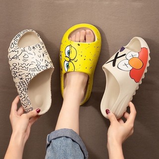 Dép Quai Ngang Nam Nữ Unisex Bánh Mì Đế Cao Đúc Nguyên Khối - Dép YZ Slide Siêu Bền, siêu nhẹ