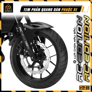 Tem Dán Phuộc Trước RC Edition | TP04 | Tem Phuộc Phản Quang Chống Nước, Dán Mọi Dòng Xe Máy, Xe Điện