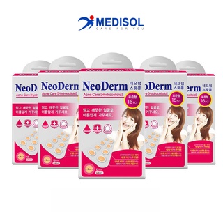 Miếng Dán Mụn Neoderm Ultra Thin 16 (hộp 1 size - 16 miếng) - Combo 5 Hộp