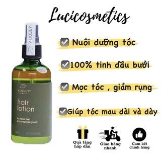 Xịt tóc bưởi vijully 120ml giúp làm dày tóc và giúp tóc giảm gãy rụng , mọc tóc con , bồng bềnh , lucicosmetic