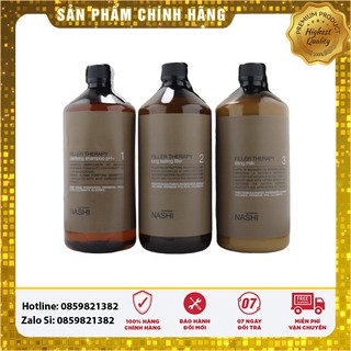 BỘ PHỤC HỒI TÁI TẠO TÓC NASHI FILLER THERAPY 1000ML*3