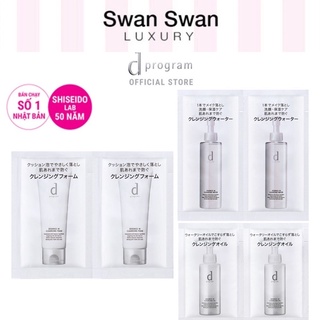 Set Rửa Mặt D Program Trắng 2ml x 6 Gói