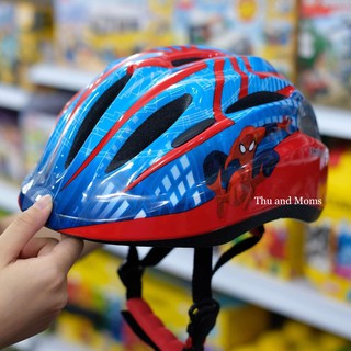 Mũ bảo hiểm Xe đạp Protec siêu nhẹ hình Spider Man dành cho trẻ em - mũ bảo hiểm cho bé