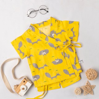 Bộ đồ yukata cộc tay dễ thương cho bé BR21001 - MAGICKIDS