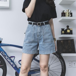 Quần Ngố Lửng Ống Rộng Lưng Siêu Cao Dáng Chữ A Túi Kiểu HOT TREND
