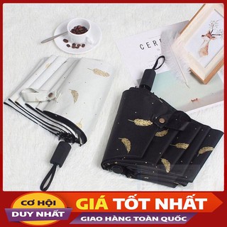 Ô Lông Vũ Gấp Gọn-Chống Tia UV-Bỏ Túi Tiện Dụng -Violet_Store