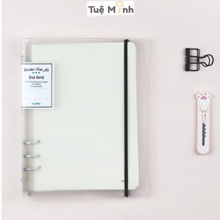 Sổ còng binder Klong A5 ruột chấm Dot grid 100 tờ dễ refill giấy, Klong MS 995