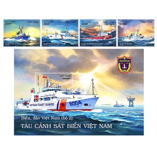 Tem sưu tập MS 1130 Tem Việt Nam Biển đảo Việt Nam ( bộ 2 ) Tàu cảnh sát biển Việt Nam 2020