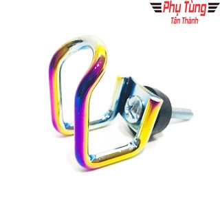 Móc Treo Chữ U Xi 7 Màu Titan Gắn Xe Máy-PTTT