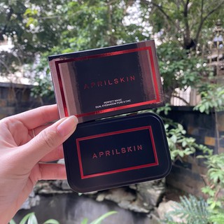 Bảng Phấn Mắt Aprilskin Perfect Magic Dual Eyeshadow Pure &amp; Chic 6g