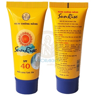 Kem chống nắng Sunrise Thorakao 30ml