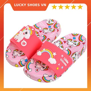 dép trẻ em cho bé gái hình ngựa pony dễ thương LUCKY SHOES VN - H000008H