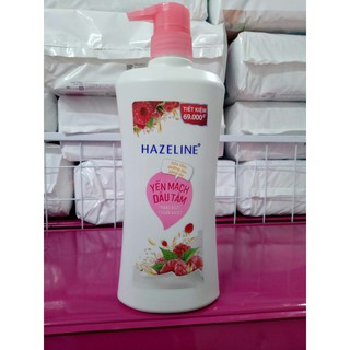 [TẶNG KHĂN] Sữa tắm Hazeline chai vòi 670g