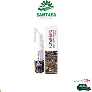Xịt vệ sinh phụ nữ Fobe Hera giúp khử mùi hôi, hạn chế sự phát triển của nấm và các vi khuẩn có hại - Chai 50ml