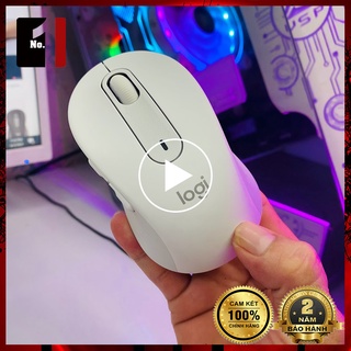 Chuột Máy Tính Không Dây Chính Hãng Logitech M650 Màu Trắng Chuột Văn Phòng Bluetooth Vi Tính Laptop Pc Mini Nhỏ Gọn