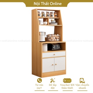 Kệ đa năng có hộc tủ siêu sang trọng chất liệu gỗ MDF chống xước