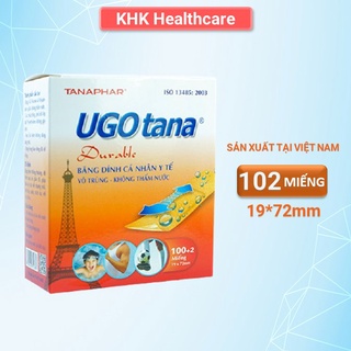 Băng keo cá nhân UGOTANA (hộp 102 miếng) sản xuất tại Việt Nam